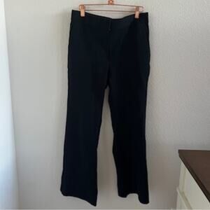 Ann Taylor Black Career Work Pants Hemmed 6